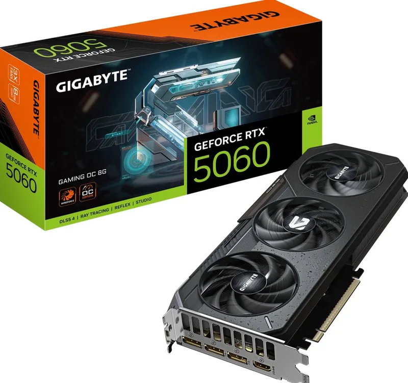 GeForce RTX 5060 GAMING OC 8G - Videokaart de Gigabyte – jaquette