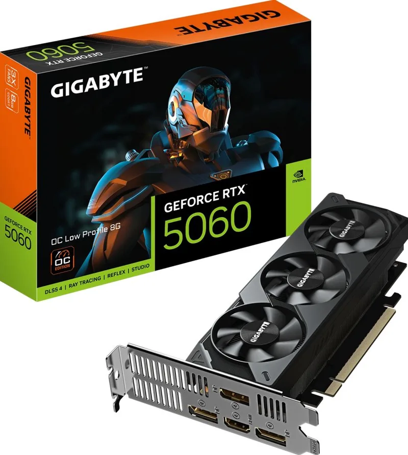 GeForce RTX 5060 OC Low Profile 8G - Videokaart by Gigabyte – cover