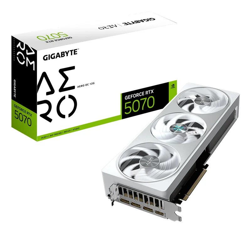 GeForce RTX 5070 AERO OC 12G NVIDIA 12 GB GDDR7 by Gigabyte – cover