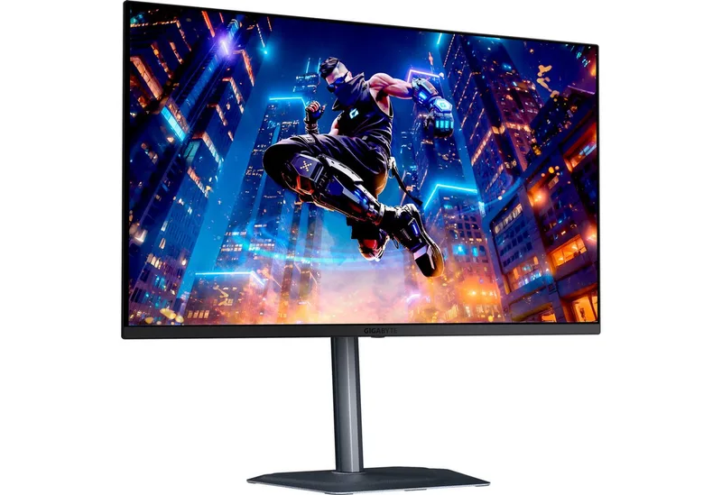 GIGABYTE MO32U2 QD-OLED, Gaming-Monitor, TFT-Monitor (3840 x 2160 px, 0.03 ms Reaktionszeit) de Gigabyte, Noir – jaquette