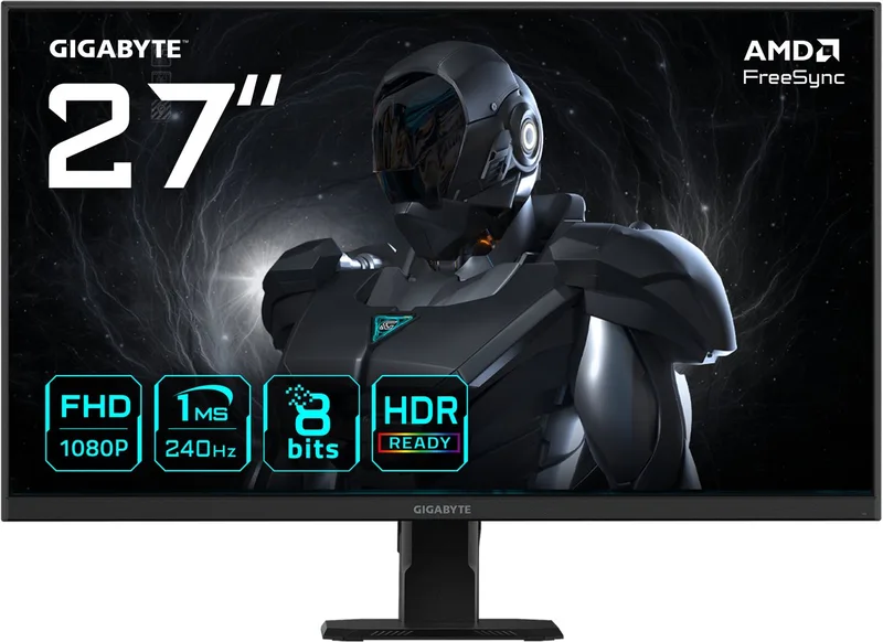 GS27F2 - Full HD IPS Gaming Monitor - 240Hz - 27 Inch van Gigabyte, Zwart – cover