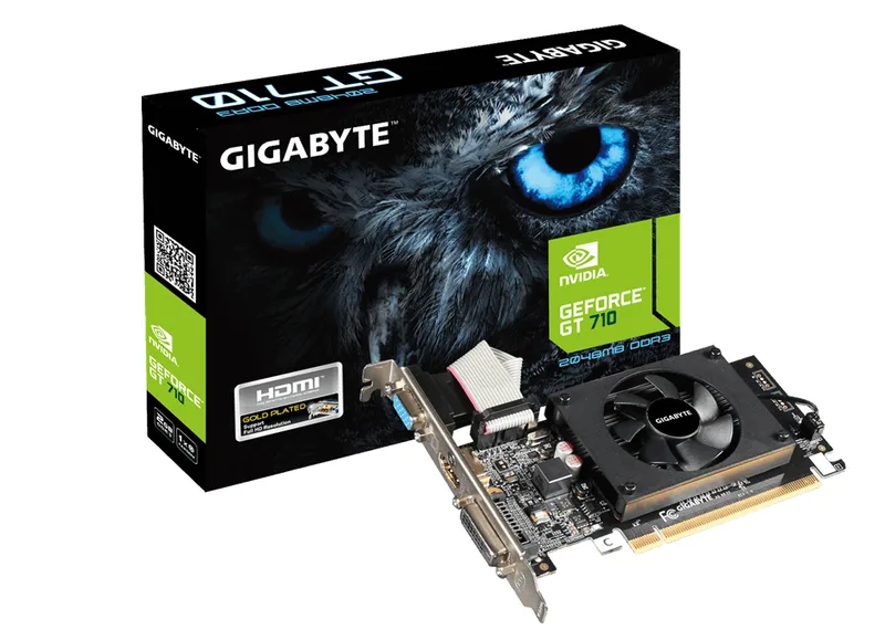 GT710 N710D3-2GL 2GB GDDR3 HDMI DVI LP by Gigabyte – cover