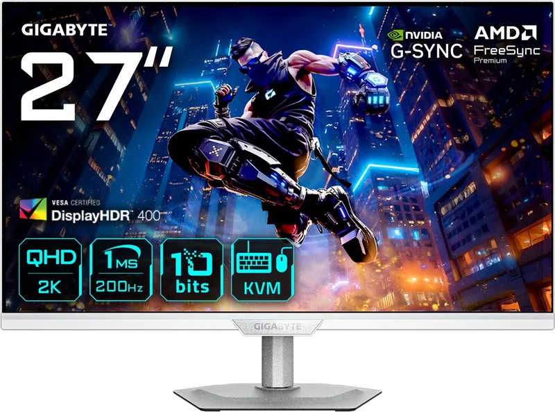 M27Q2 QD ICE - 2K QHD IPS Gaming Monitor - 200Hz - 27 Inch de Gigabyte – jaquette