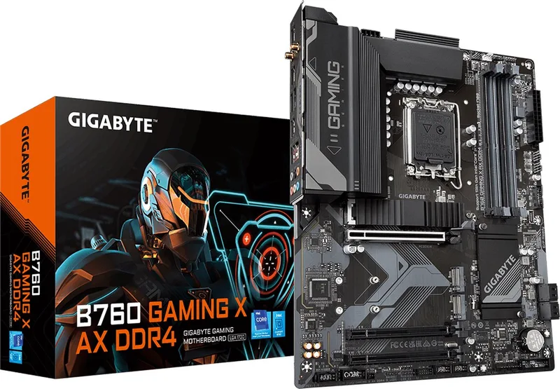 Motherboard Gigabyte B760 GAMING X AX DDR4 de Gigabyte – jaquette