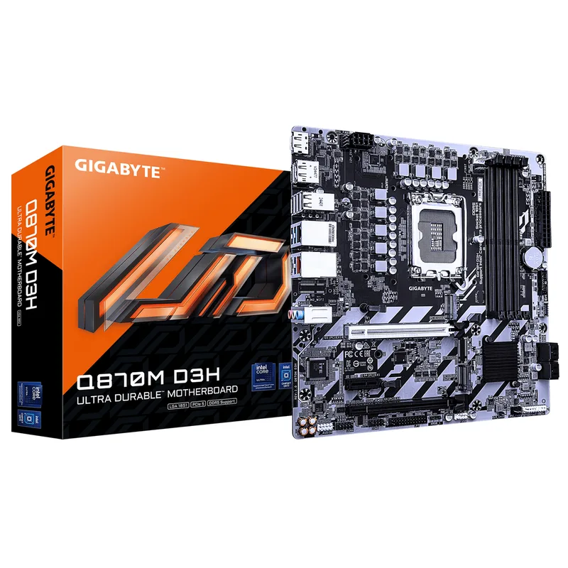Q870M D3H (Q870,S1851,mATX,DDR5 by Gigabyte – cover