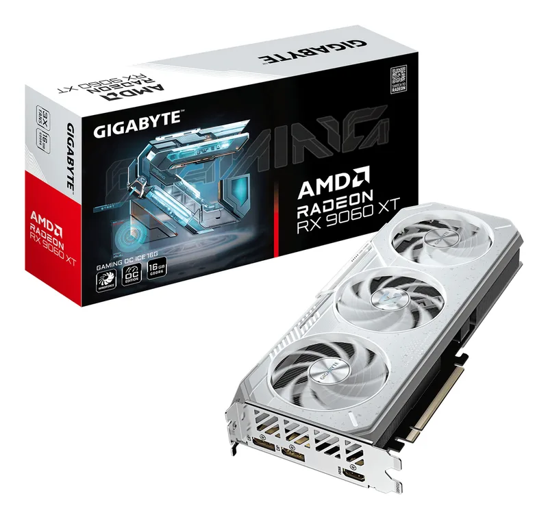 Radeon RX 9060 XT GAMING OC ICE 16G - Videokaart de Gigabyte – jaquette