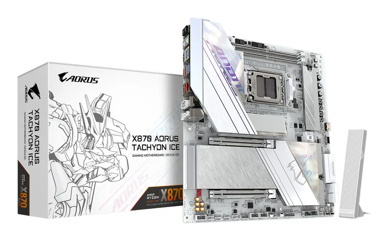 X870 AORUS Tachyon ICE (X870,AM5,ATX,DDR5) van Gigabyte – cover