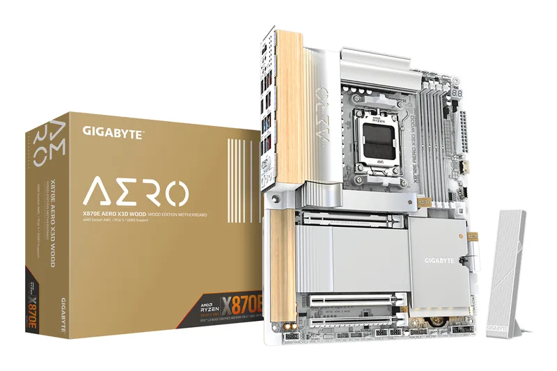 X870E AERO X WOOD (X870E,AM5,ATX,DDR5) by Gigabyte – cover
