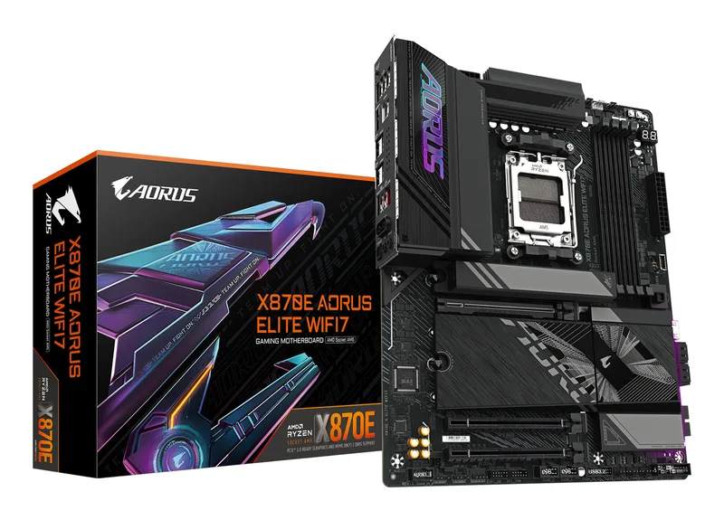 X870E AORUS ELITE WIFI7 - Moederbord by Gigabyte – cover