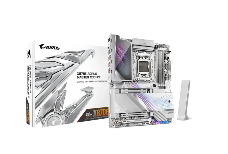 X870E AORUS MASTER X3D ICE - Moederbord by Gigabyte – cover