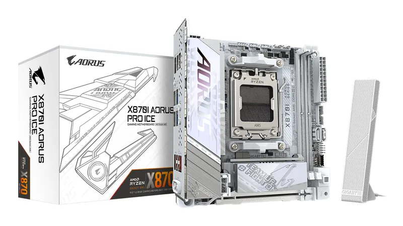 X870I AORUS PRO ICE moederbord AMD X870 Socket AM5 Micro ITX by Gigabyte – cover