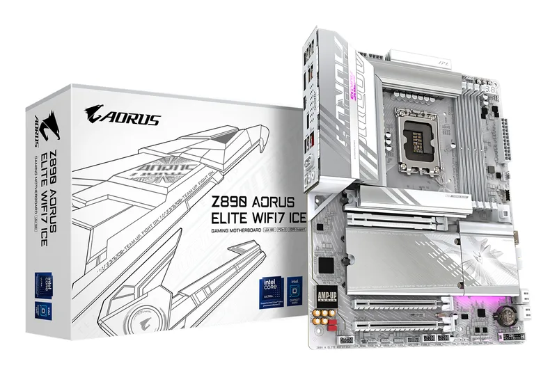 Z890 AORUS ELITE WIFI7 ICE Intel Z890 LGA 1851 (Socket V1) ATX by Gigabyte – cover