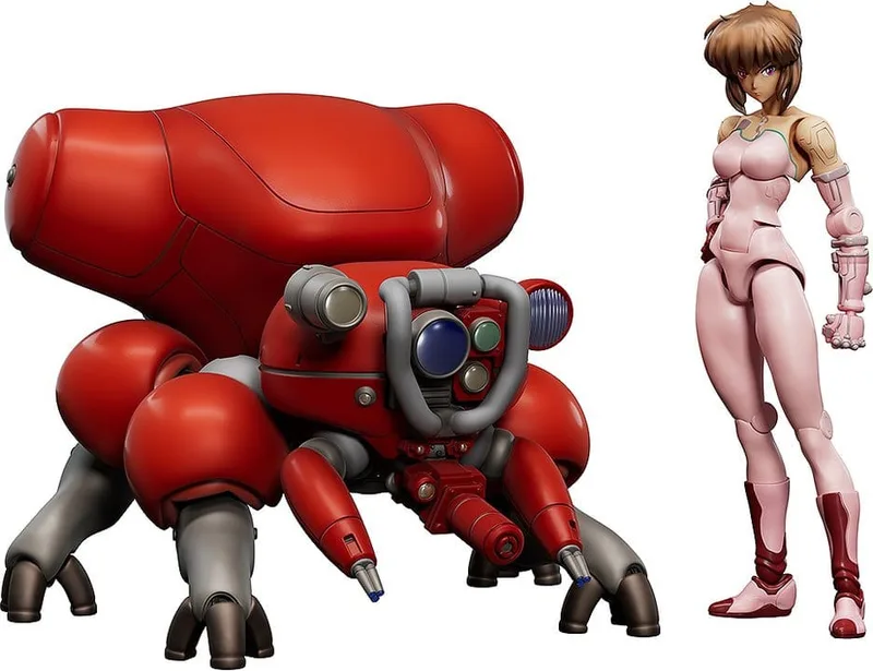 Ghost in the Shell PLAMAX minimum factory Plastic Model Kit - Motoko Kusanagi with Fuchikoma van Good Smile Company – cover