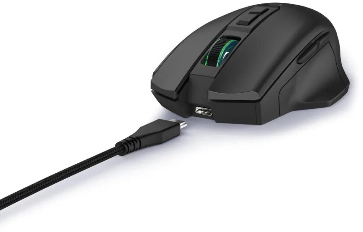 Reaper 410 Gaming Muis – 12.000 DPI – 7 Programmeerbare Knoppen – RGB – Bedraad van Hama, Zwart – cover