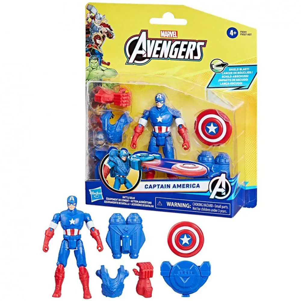 Figurine Avengers Captain America Marvel de Hasbro – jaquette