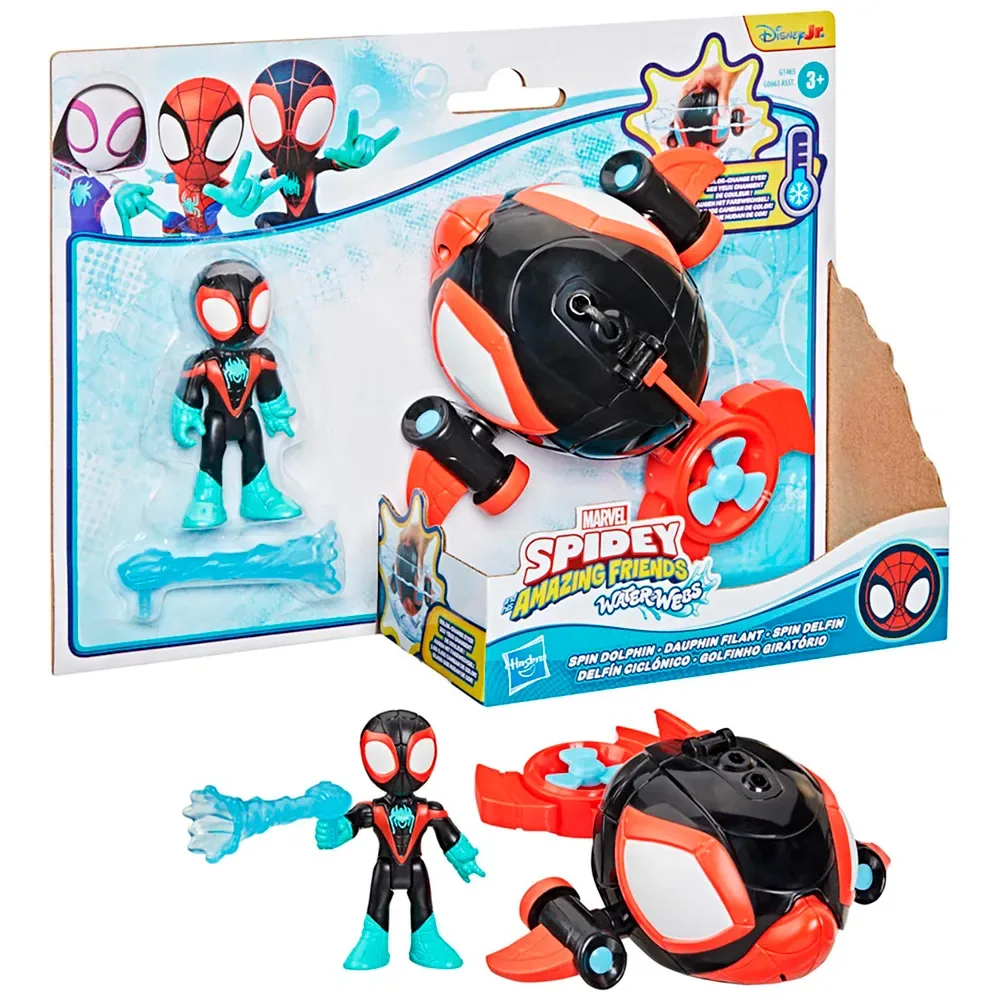 Spidey Waterwebs Delfin Cliclonico Figuur by Hasbro – cover