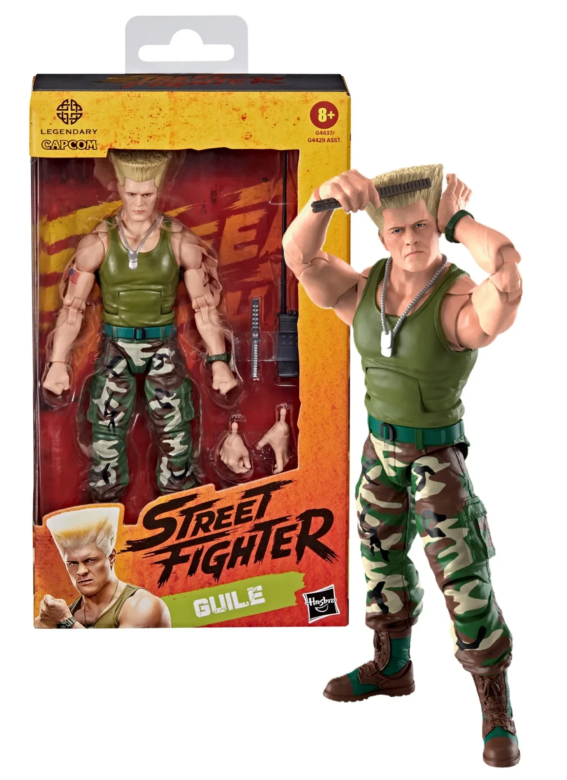 Street Fighter Guile Action Figure van Hasbro – cover