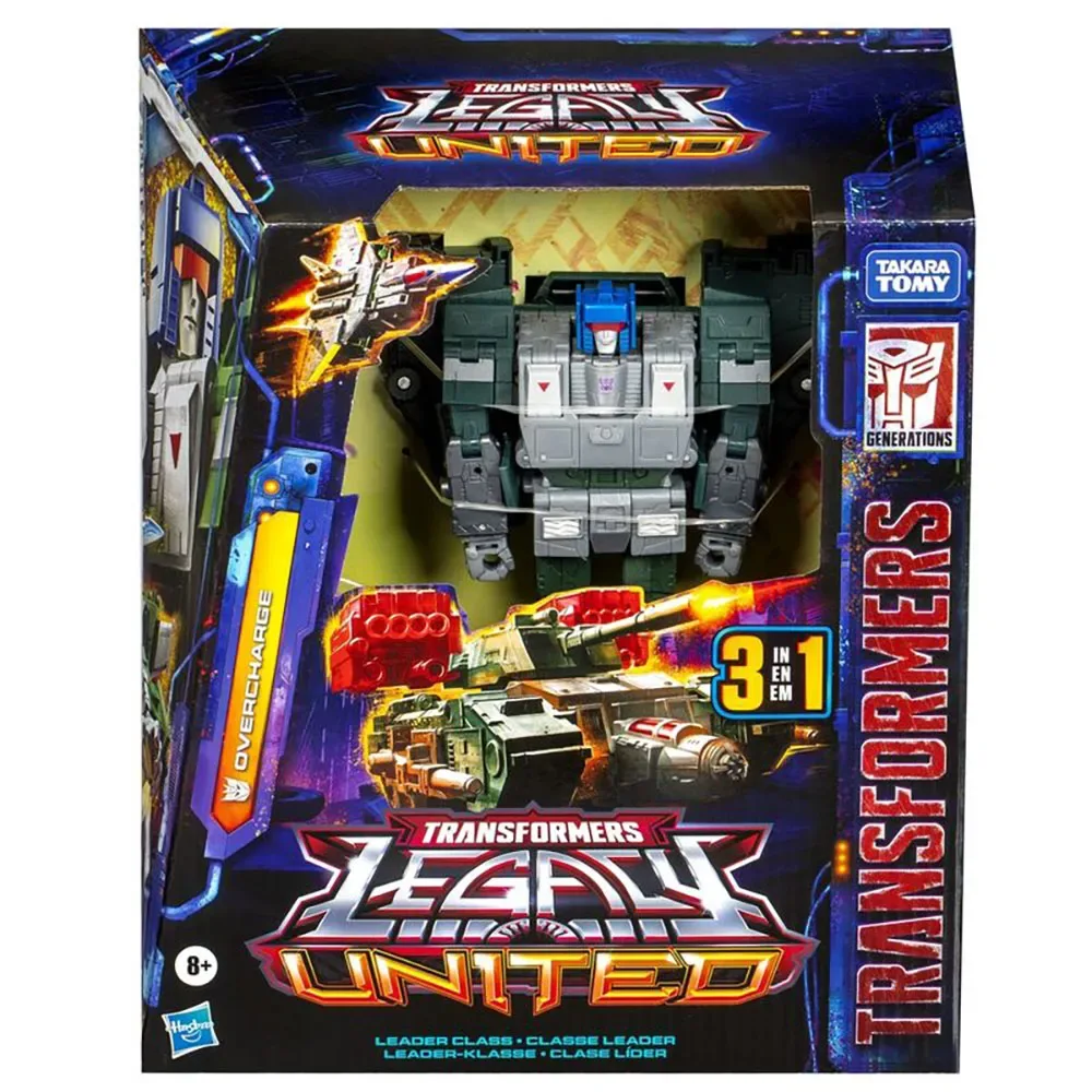 Transformers Deluxe Legacy United Overcharge-figur 19 Cm fra Hasbro – cover