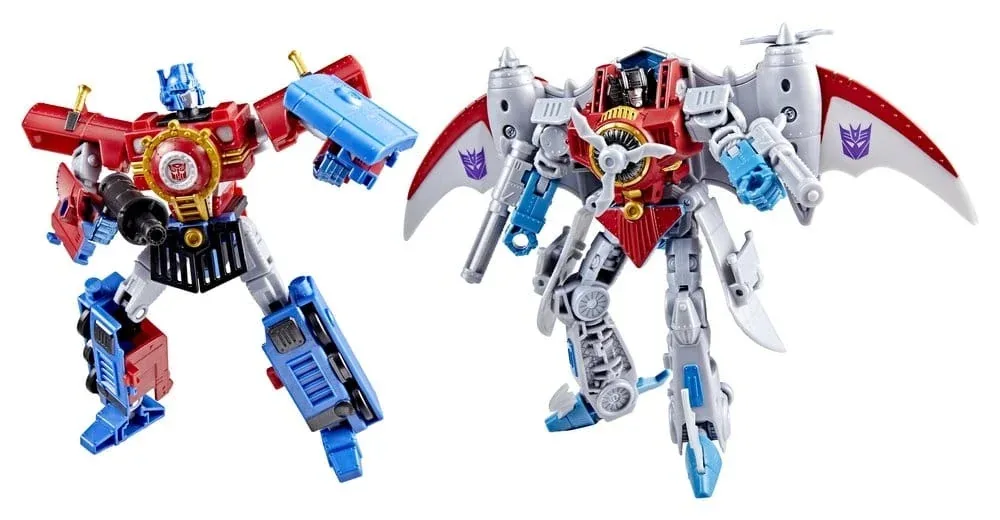 Transformers Timelines Optimus Prime and Starscream by Hasbro – cover