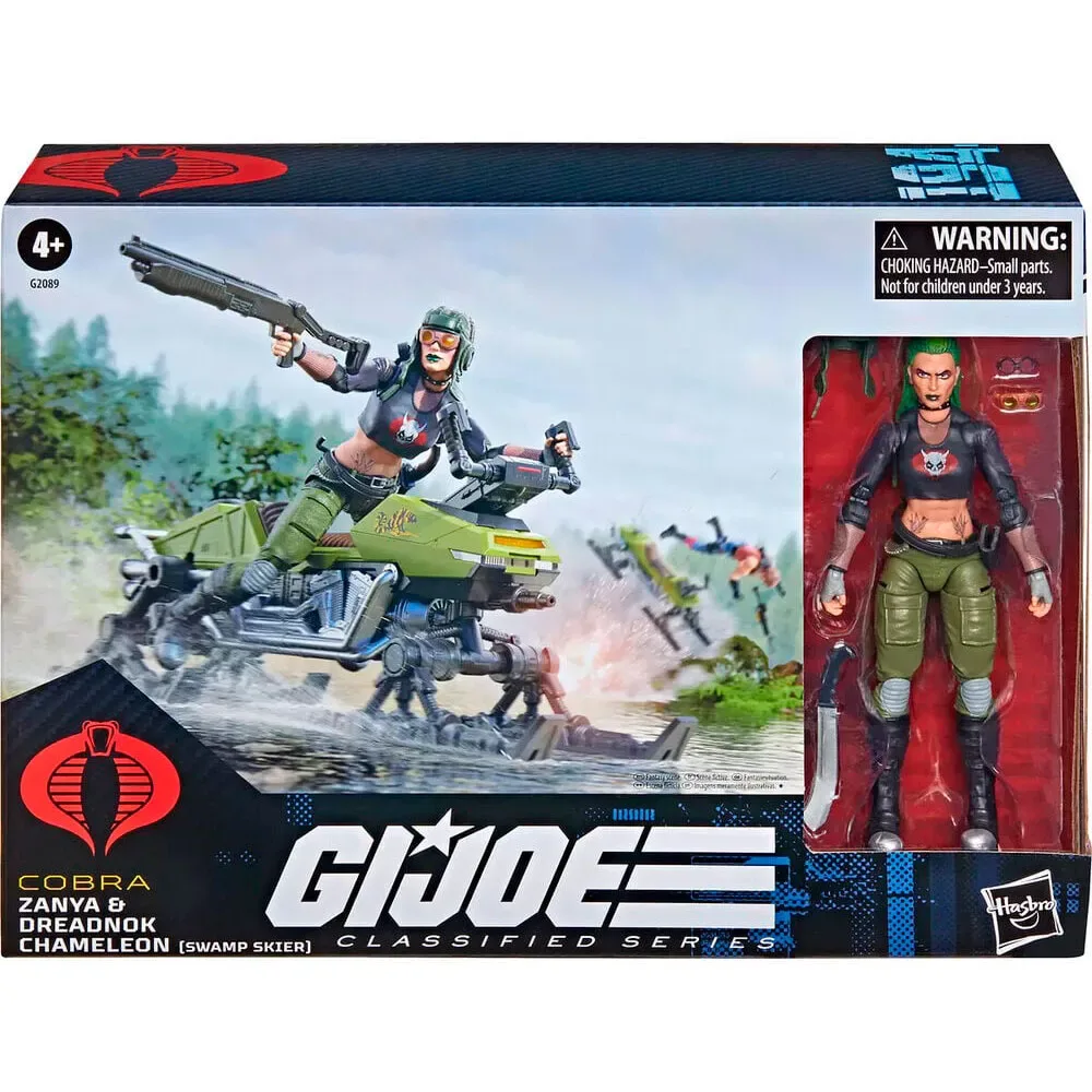 Zanya And Dreadnok Chameleon Classified Series Cobra G.i Joe 15 Cm Figuur van Hasbro – cover