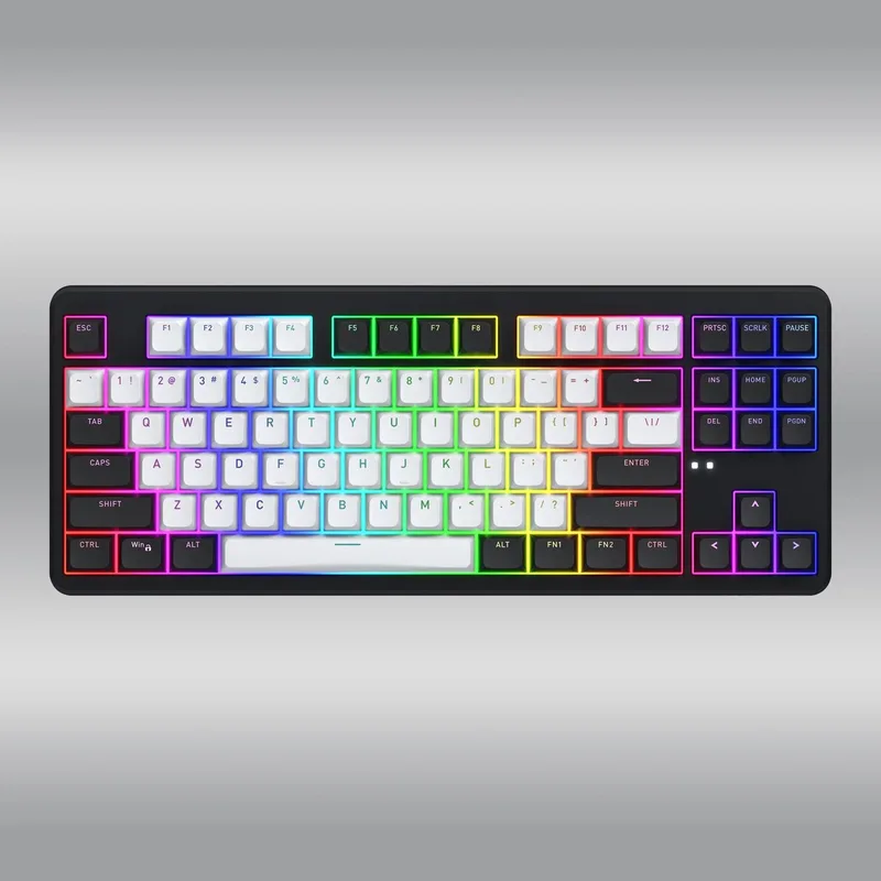 Rockfall 3 TKL Wireless - Gaming toetsenbord - Mechanisch - Draadloos 2.4GHz/Bluetooth - RGB by HATOR, Black – cover
