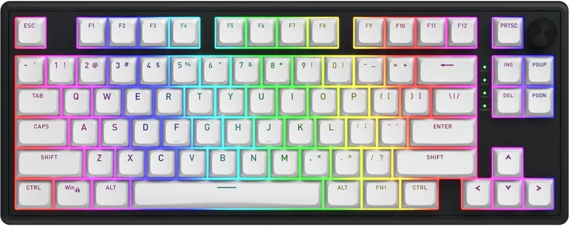 Skyfall 80 MAG ULTRA 8K toetsenbord Gamen USB QWERTY Amerikaans Engels Zwart, Wit van HATOR, Zwart, Wit, US – cover