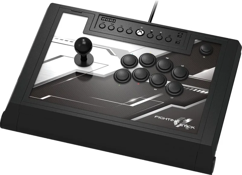 Fighting Stick Alpha voor Xbox Series X | S en PC - Officieel gelicentieerd door Microsoft van Hori, Black_colour – cover