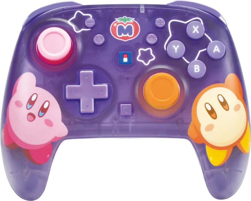 HORIPAD Turbo draadloze controller voor Nintendo Switch 2 - Kirby & Waddle Dee - Officieel gelicentieerd door Nintendo de Hori, Rose – jaquette