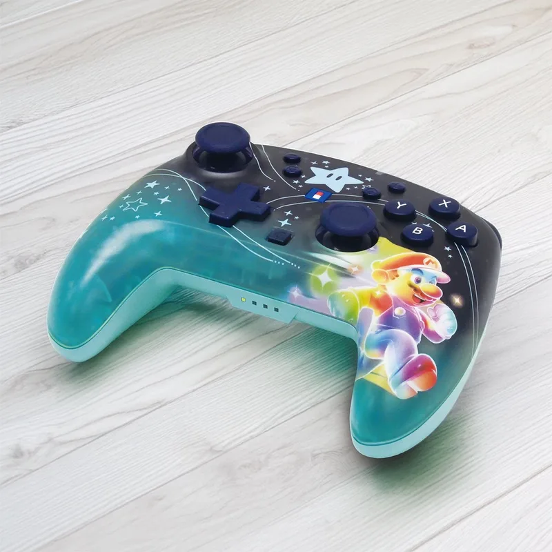 HORIPAD Turbo draadloze controller voor Nintendo Switch 2 - Mario Galaxy - Officieel gelicentieerd door Nintendo de Hori, Noir, Ao – jaquette
