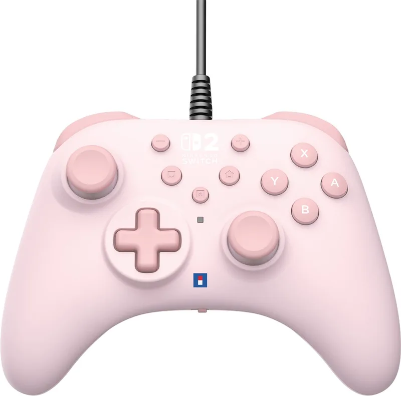 HORIPAD Turbo Wired Controller voor Nintendo Switch 2 - Officieel gelicentieerd door Nintendo de Hori, Rose – jaquette