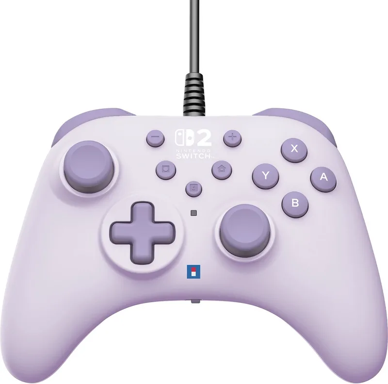 HORIPAD Turbo Wired Controller voor Nintendo Switch 2 - Officieel gelicentieerd door Nintendo by Hori, Lavendel – cover