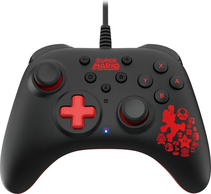 HORIPAD Turbo Wired Controller voor Nintendo Switch - Officieel gelicentieerd door Nintendo de Hori, Mario – jaquette