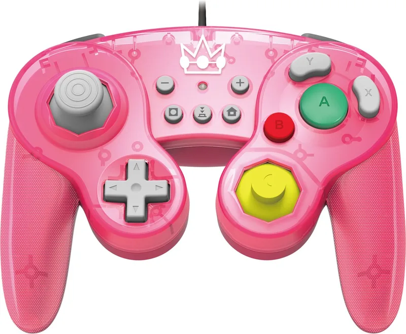 Nintendo Switch Controller - Smash Bros Gamepad - Officieel Gelicenseerd - Princess Peach by Hori, Pink – cover