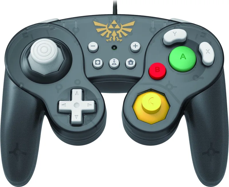Nintendo Switch Controller - Smash Bros Gamepad - Officieel Gelicenseerd - Zelda van Hori, Zwart – cover