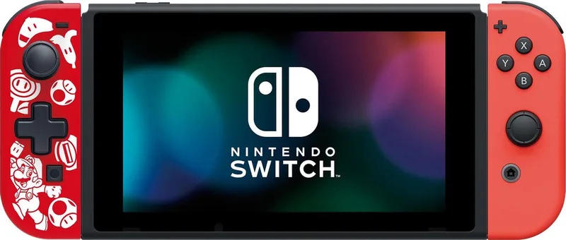 Officieel licensed D-Pad Controller - Officieel Gelicenseerd - Geschikt voor Nintendo Switch - New Super Mario Design by Hori, Red – cover