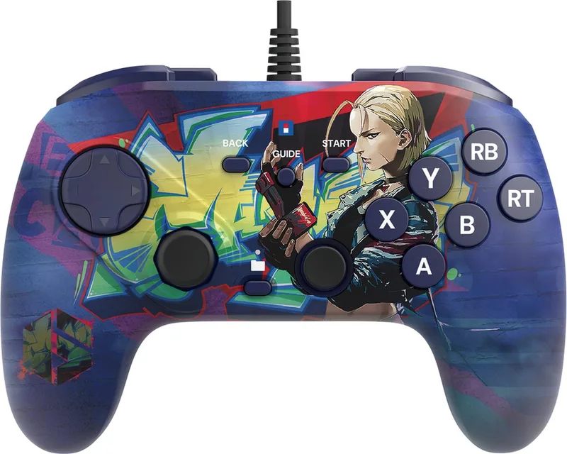 PC Fighting Commander OCTA voor Windows 10/11 - Street Fighter 6 Edition - Officieel gelicentieerd door Capcom de Hori, Cammy – jaquette
