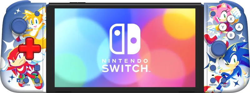 Split Pad Pro - Compact Controller - Sonic - Nintendo Switch & Switch Oled by Hori, Blue – cover