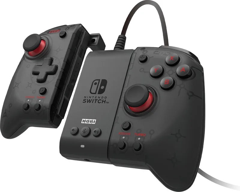 Split Pad Pro Controller - Attachment Set - Nintendo Switch/Switch OLED de Hori, Noir – jaquette