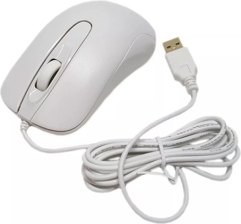 Bedrade USB Muis – Optisch – 1000 DPI by HP, White – cover