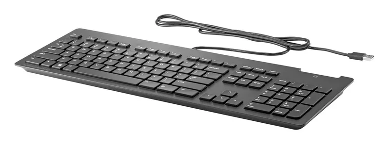 Bus Slim v2 Smart Card USB-toetsenbord van HP, Zwart – cover