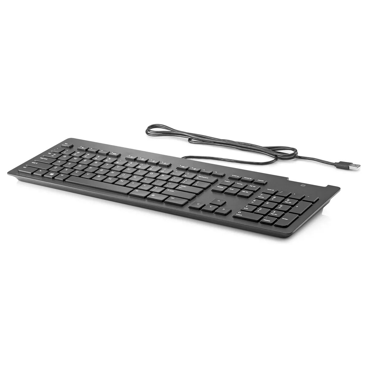 filaire Clavier anglais, QWERTY noir de HP – jaquette