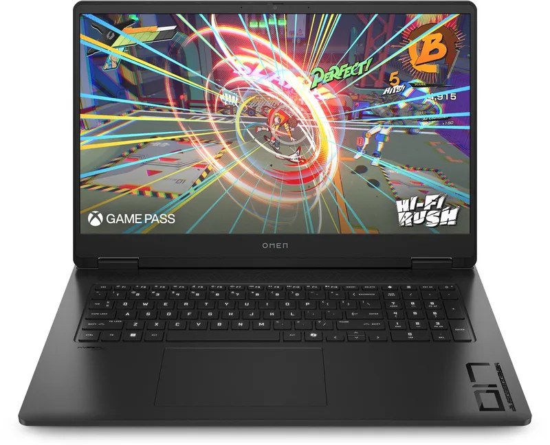 Gaming 17-db1050nd Copilot+ PC AMD Ryzen AI 7 350 Laptop 43,9 cm (17.3") Full HD 16 GB DDR5-SDRAM 1 TB SSD NVIDIA GeForce RTX 5050 Wi-Fi 6 (802.11ax) Windows 11 Home van HP, Zwart – cover