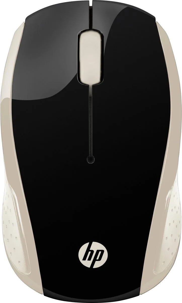 HP 200 - Draadloze muis de HP, Or – jaquette