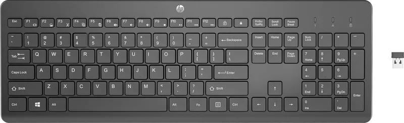 HP 230 Tastatur de HP, Noir – jaquette