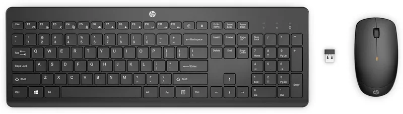 HP 235 draadloze muis en toetsenbordcombo Zwitserse qwertz layout by HP, Black – cover