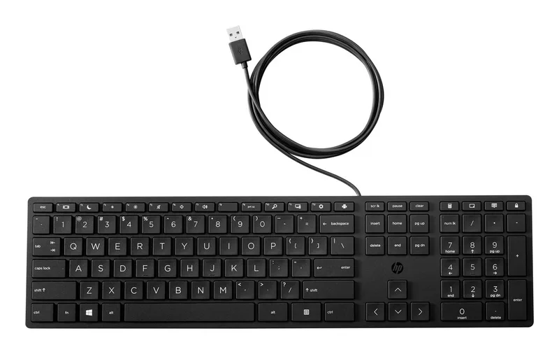 HP 320K Bedraad USB Toetsenbord by HP, Black, DE – cover