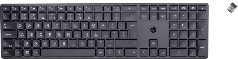 HP 450 toetsenbord - Draadloos - Zwart - Programmeerbaar van HP, Zwart, US – cover