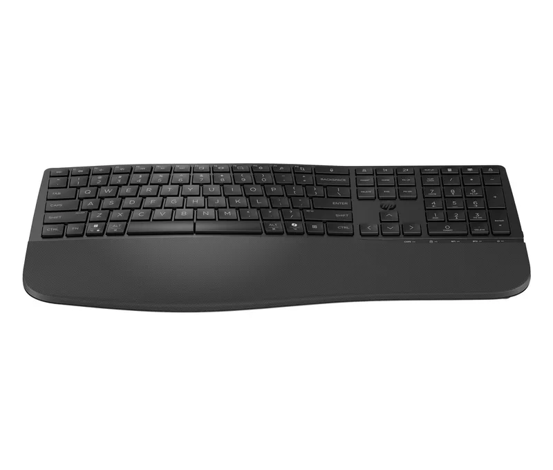 HP 680 Comfort - Draadloos Toetsenbord - Microsoft Copilot Ai toets - Zwart by HP, Black, US – cover