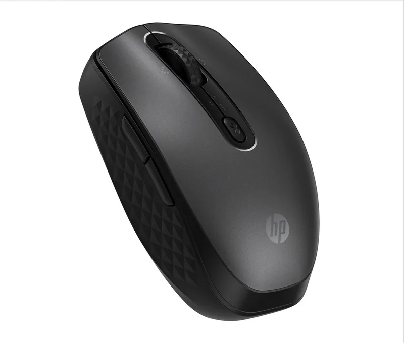 HP 690 oplaadbare draadloze muis-zwart-rechtshandig van HP, Zwart Grijs – cover