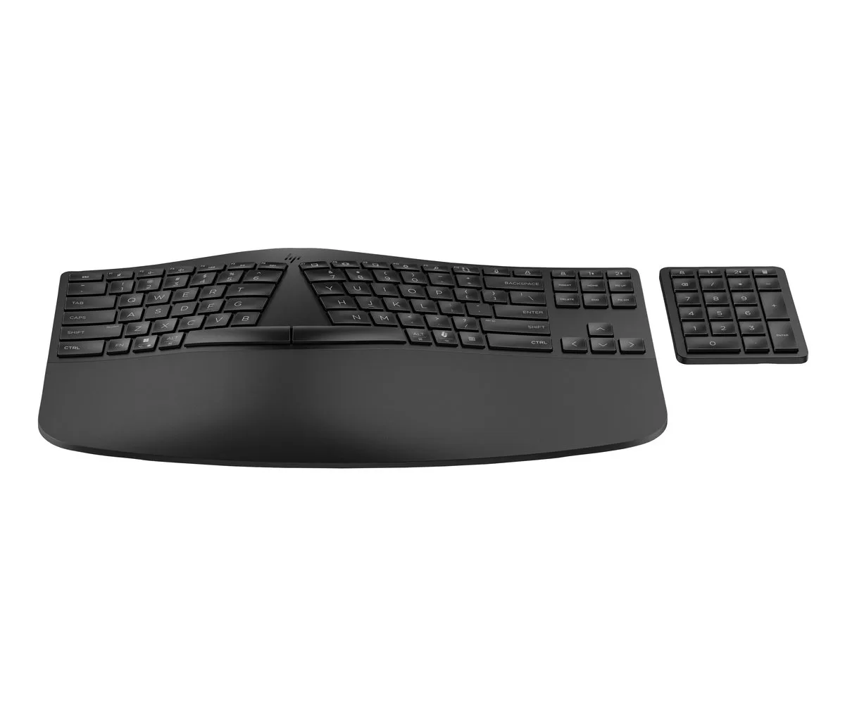 HP 960 ergonomisch draadloos toetsenbord de HP, Noir – jaquette